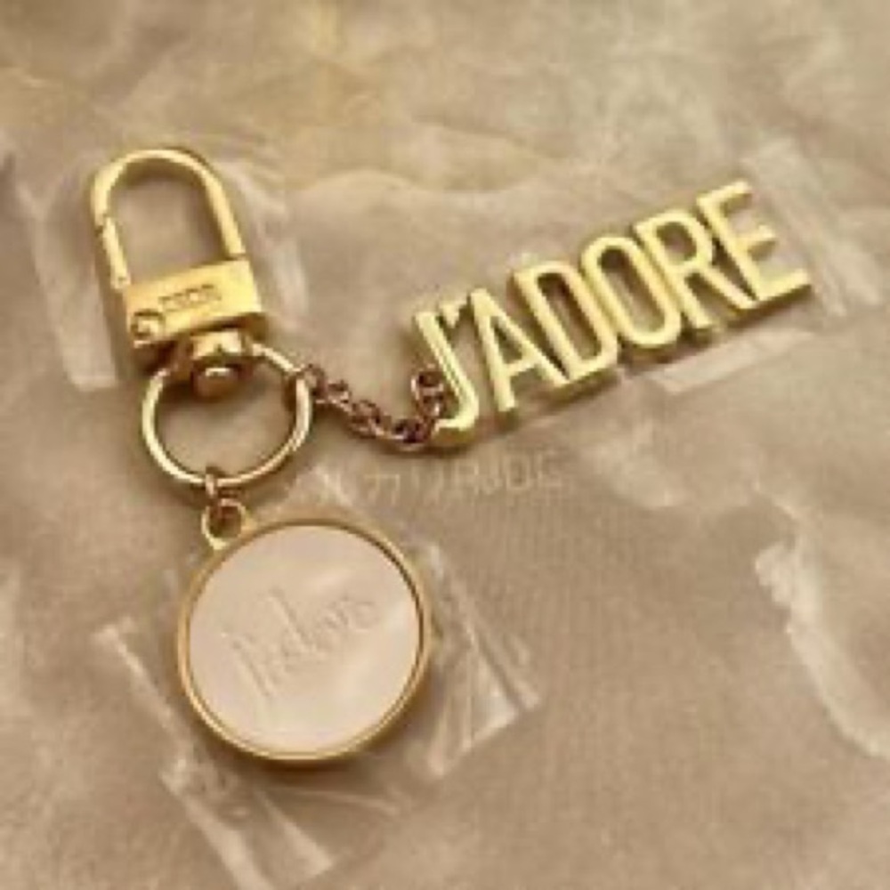 New Authentic Dior Bijou De Sac Bag Charm Keychain J'adore w/ Dior Box; VIP gift - Picture 9 of 9